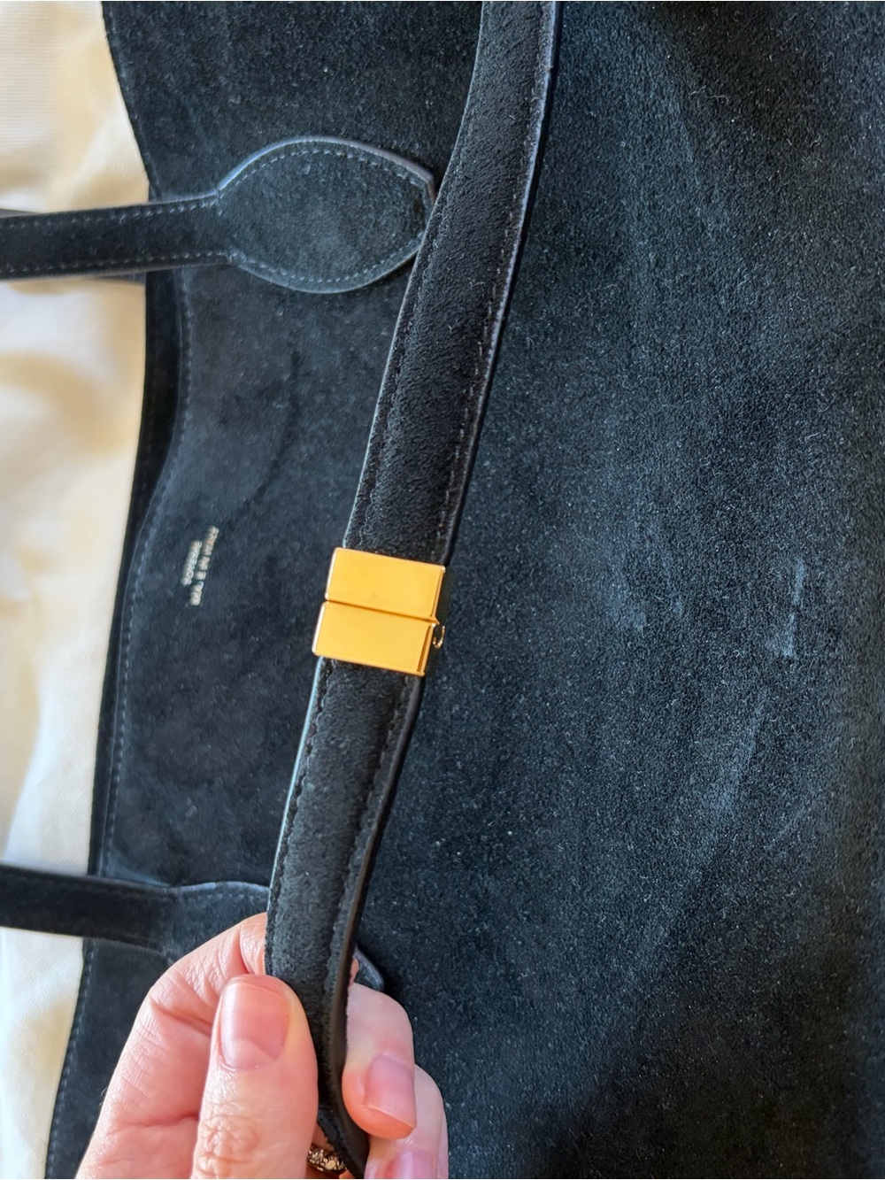 Toteme Suede Lounge Tote - Picture 9 of 13